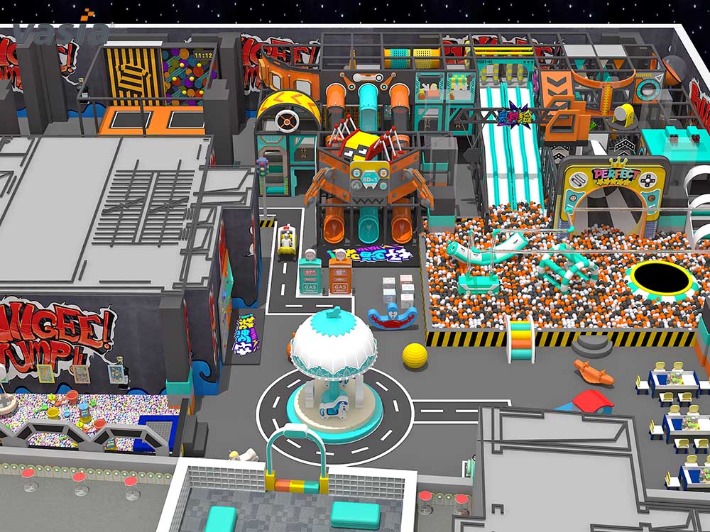 Indoor Amusement Park S035 Крытый парк развлечений S025