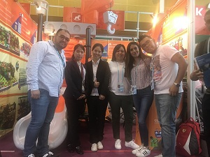 Вася на Кантонской ярмарке 2018