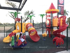 Открытая горка установлена ​​в Сан-Диего