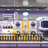 Интегрированная крытая игровая площадка с батутом-Вася