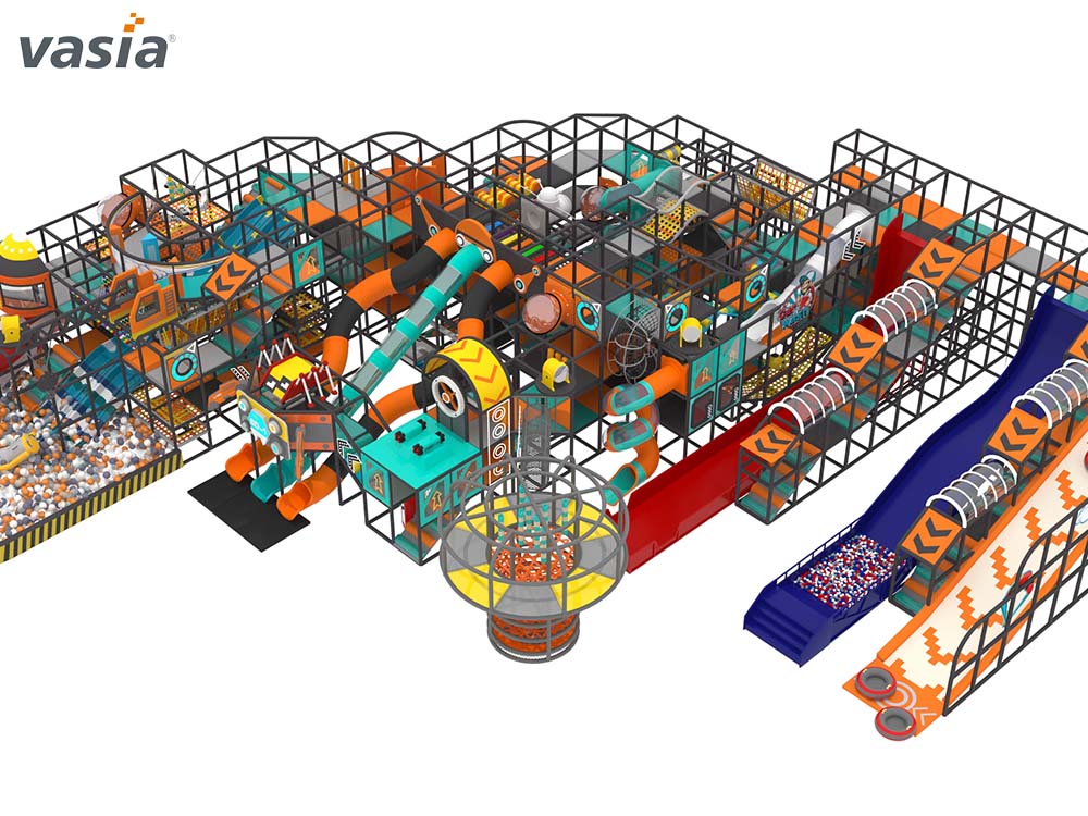 Крытый батутный парк развлечений S039