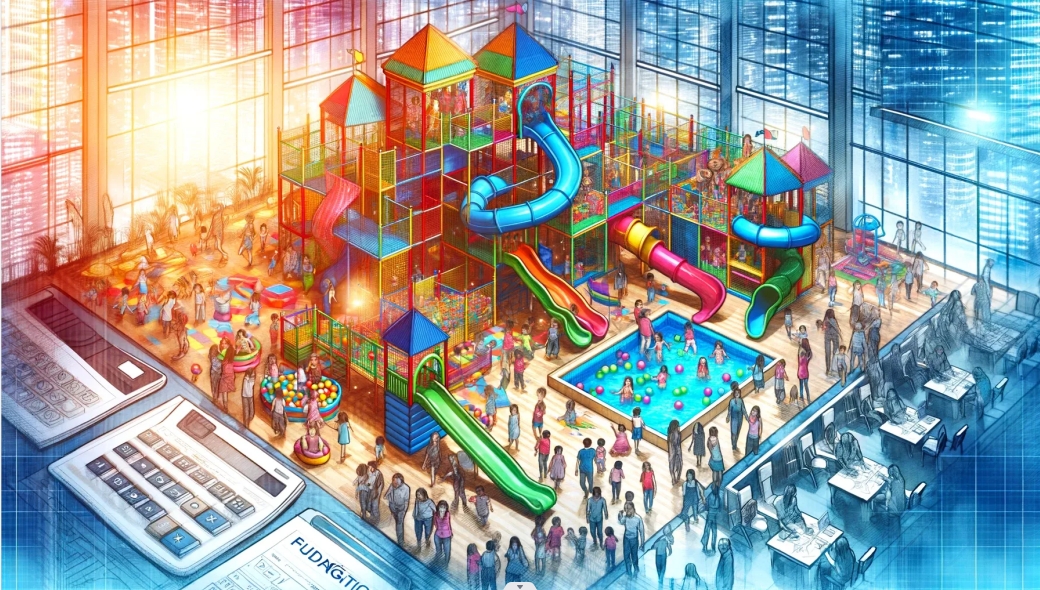 игровая площадка для интерьера A001