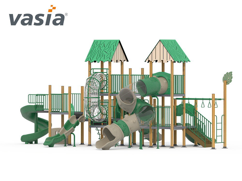 уличная игровая площадка из пластика W0007