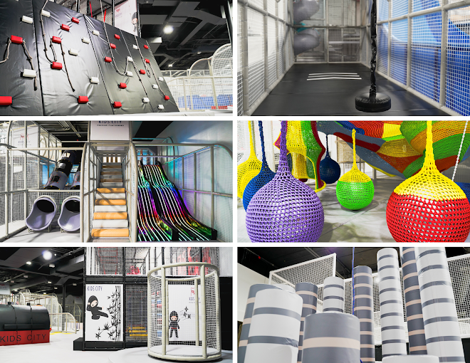 Потрясающая крытая игровая площадка площадью 890² в США