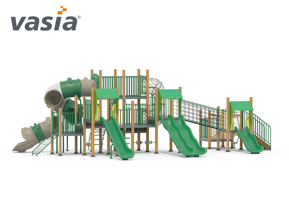уличная игровая площадка из пластика W0003