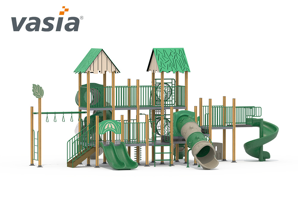 уличная игровая площадка из пластика W0006