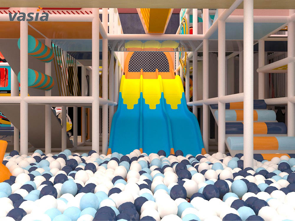 Крытая игровая площадка на тему конфет a0001