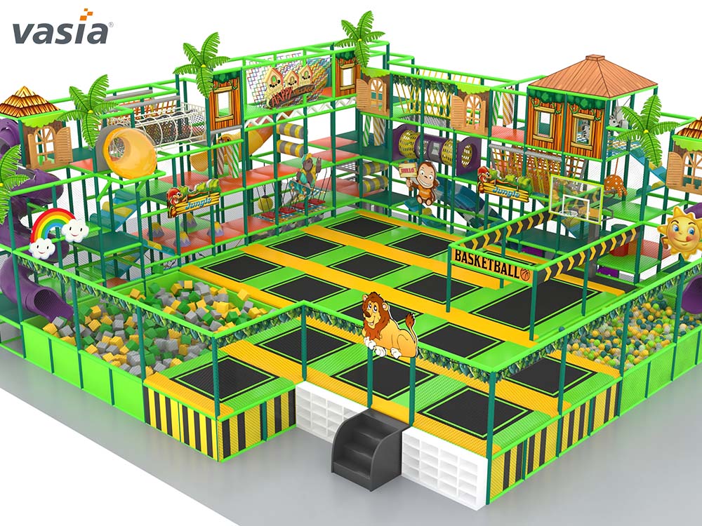 Крытая батутная площадка S060