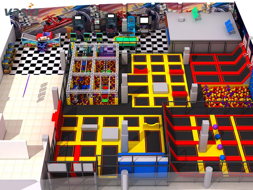 батут для помещения W0004