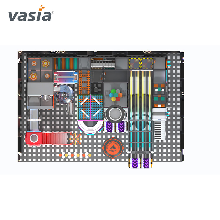 Коммерческая крытая игровая площадка Space Theme-Vasia