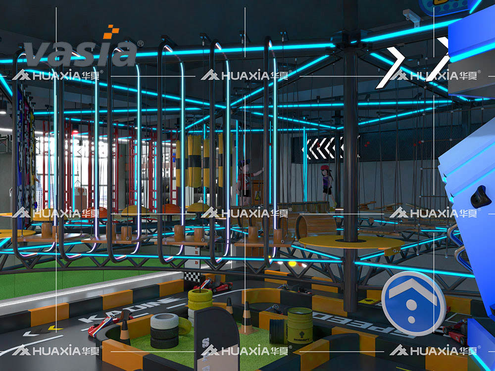 веревочная площадка для приключений W0002