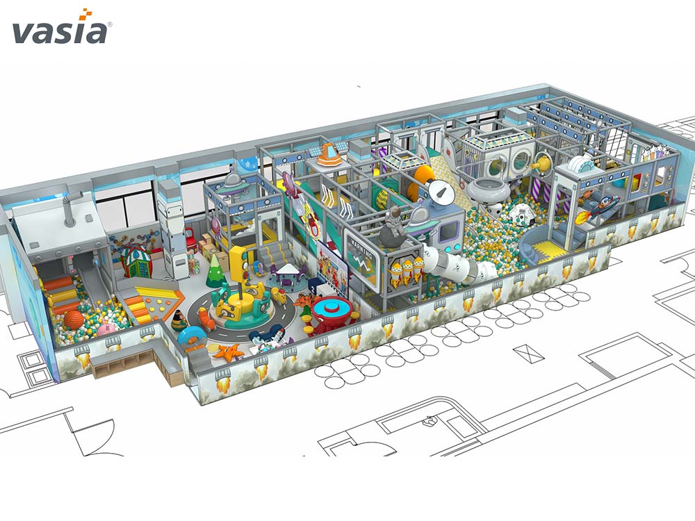 Крытая игровая площадка S018