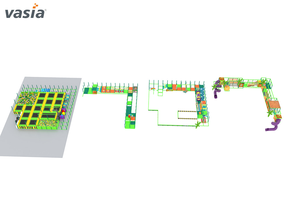 Крытая батутная площадка S057
