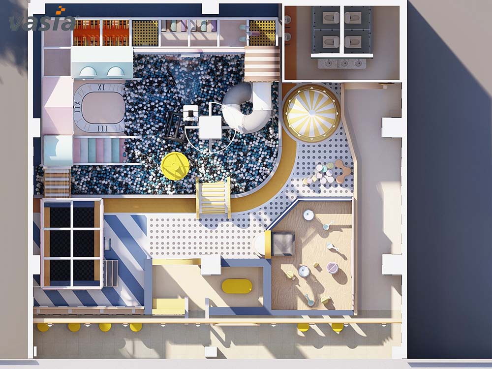 Крытая игровая площадка S147