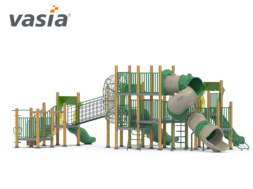 уличная игровая площадка из пластика W0001