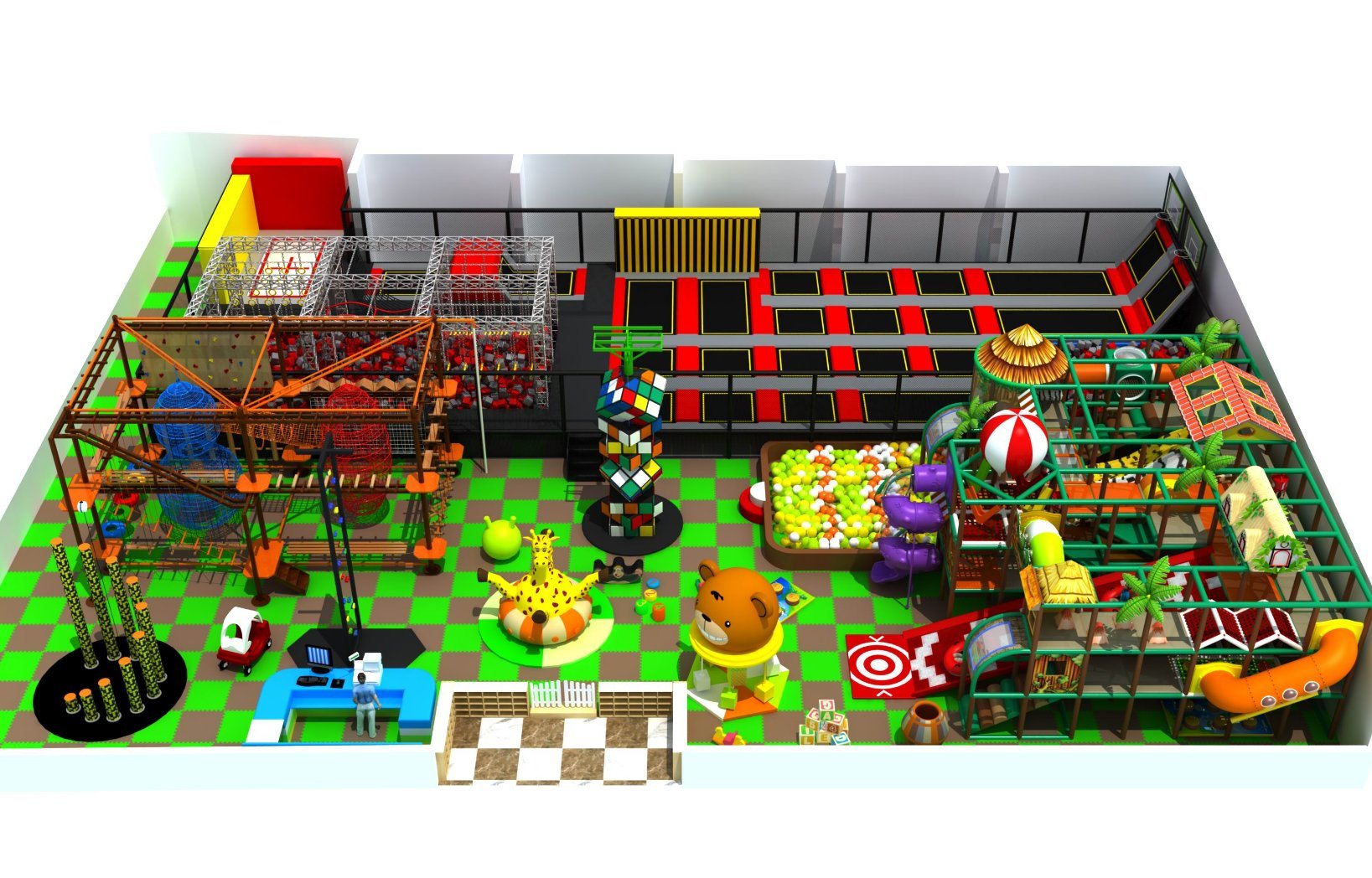 веревочный курс E001