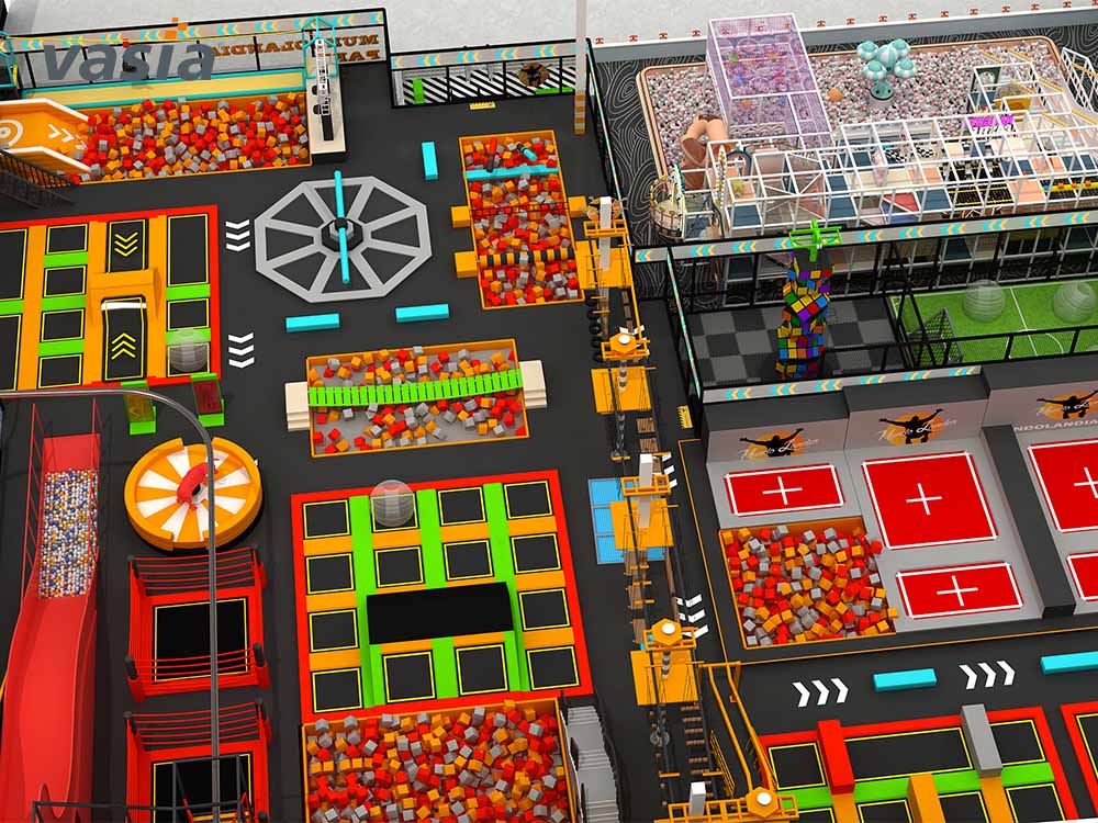 Крытый батутный парк S0401