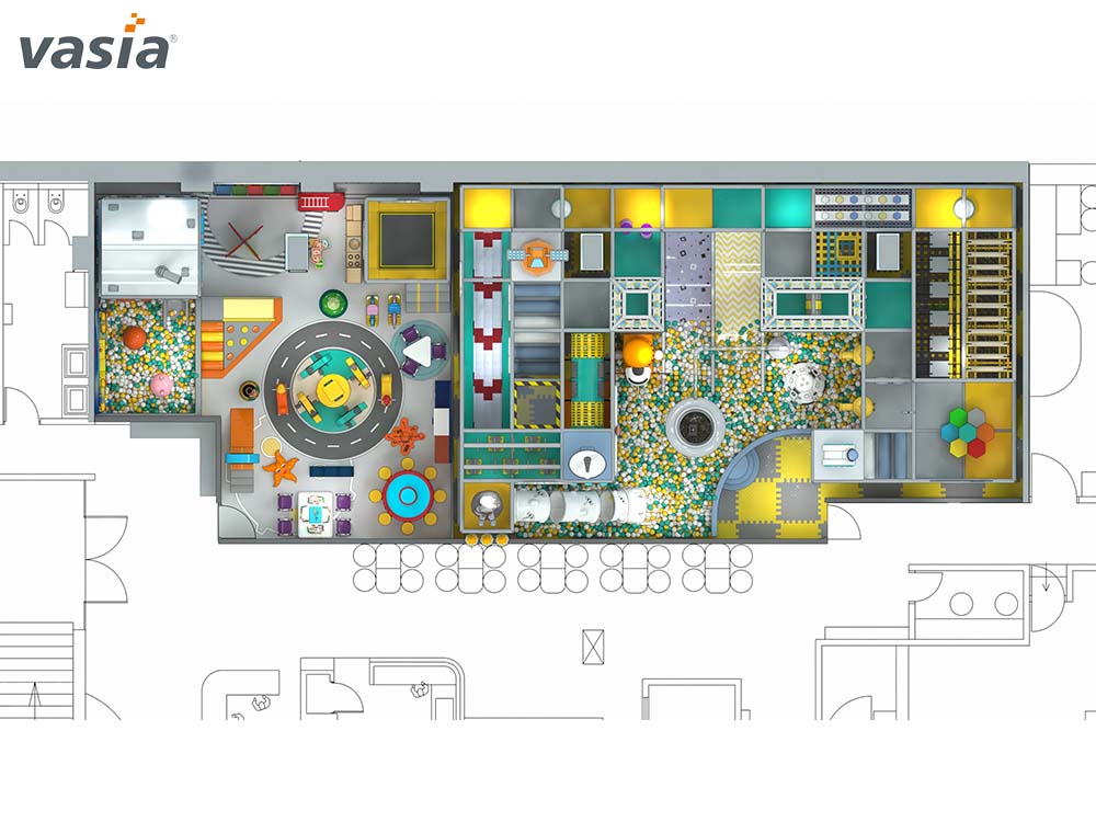 Крытая игровая площадка S017