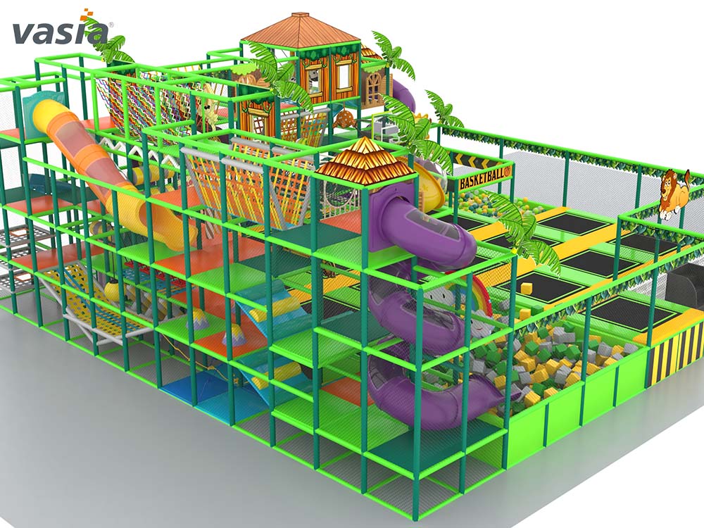 Крытая батутная площадка S056